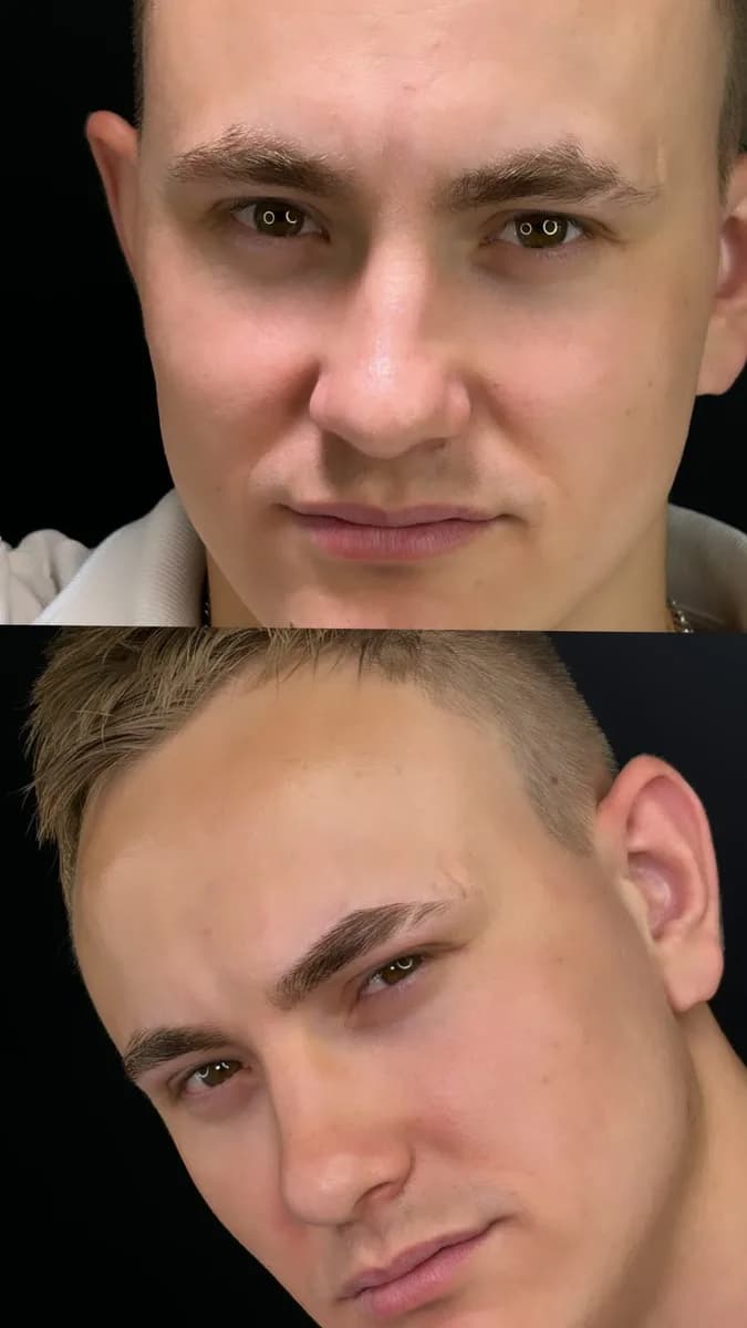 Męska regulacja brwi